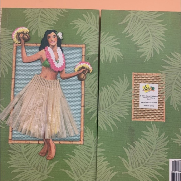 Hula girl 2 writeing journals books New 2004 diary - Picture 8 of 11